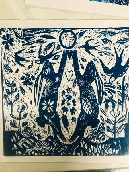 Reprint old and new relief prints